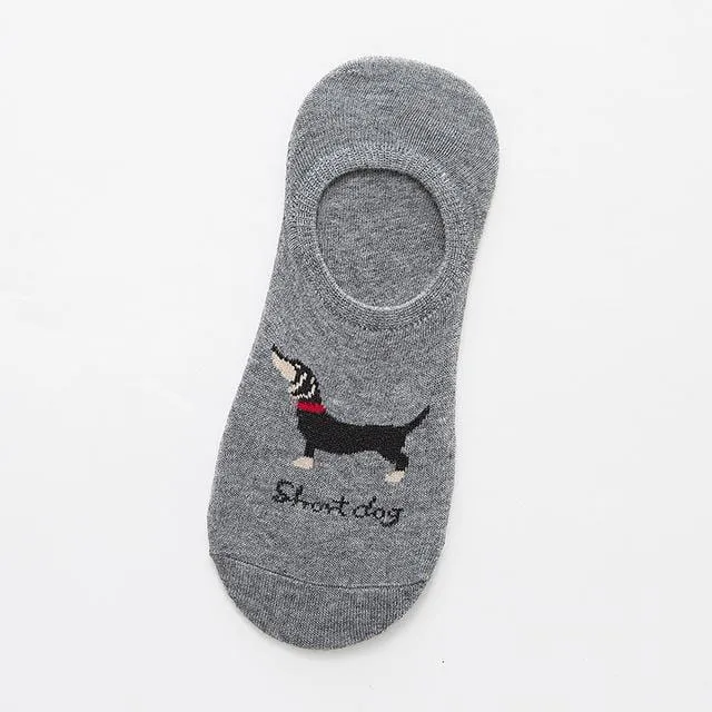 Short Dog Dachshund Socks