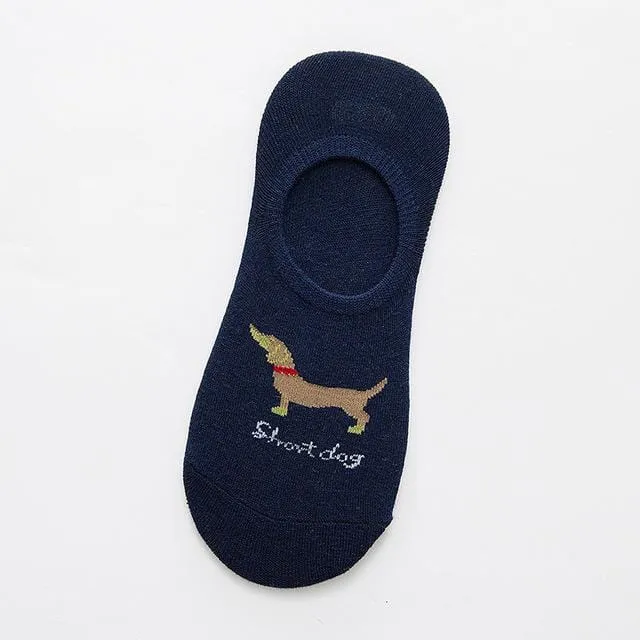 Short Dog Dachshund Socks