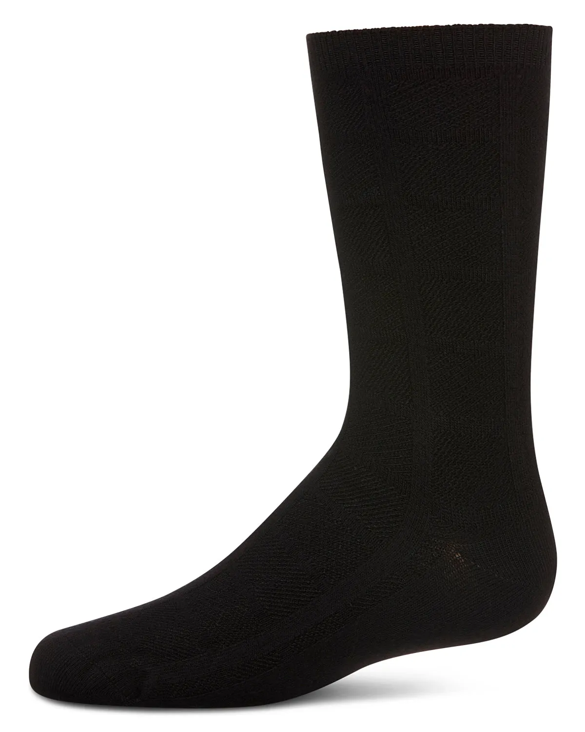 Solid Bamboo Blend Boy’s Crew Socks