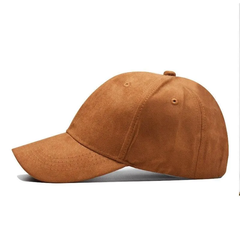 Suede baseball Cap