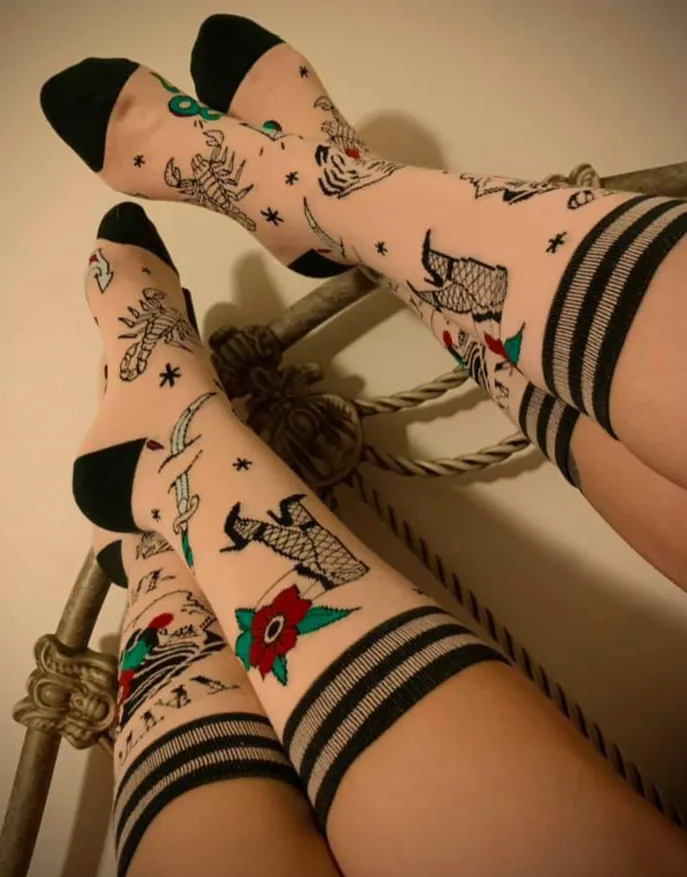 Tattooed Lady Socks