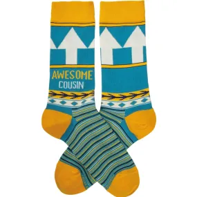 The Bullish Store Unisex Awesome Cousin Socks