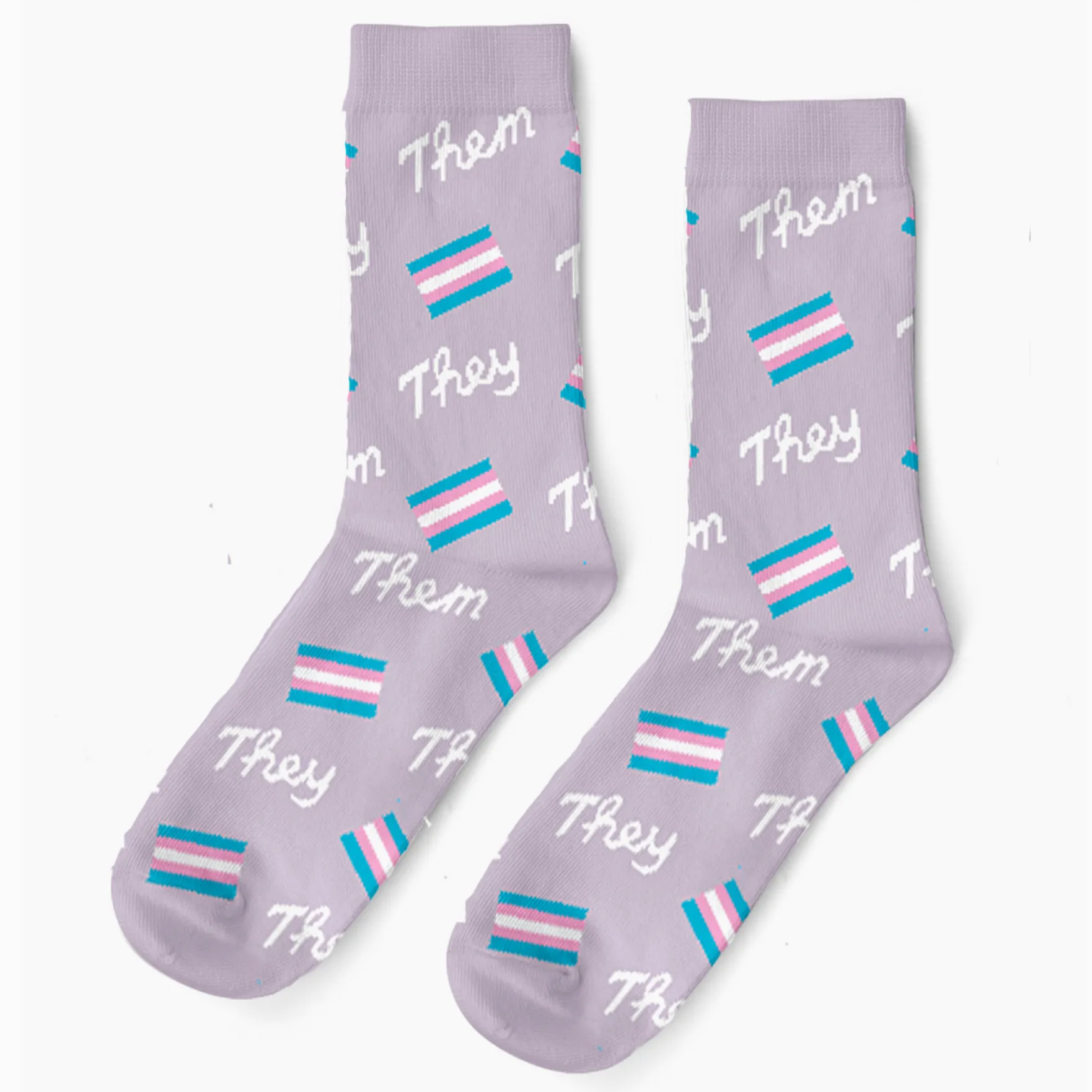 They/Them Unisex Crew Socks