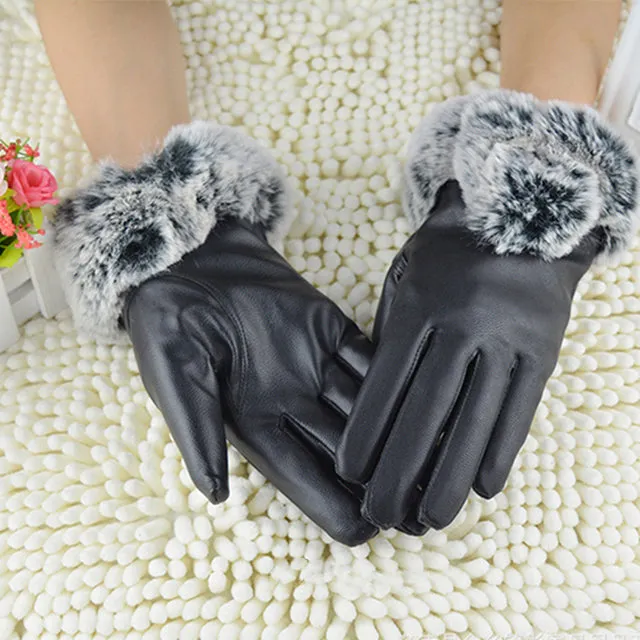 Touchscreen Warm Plush Gloves