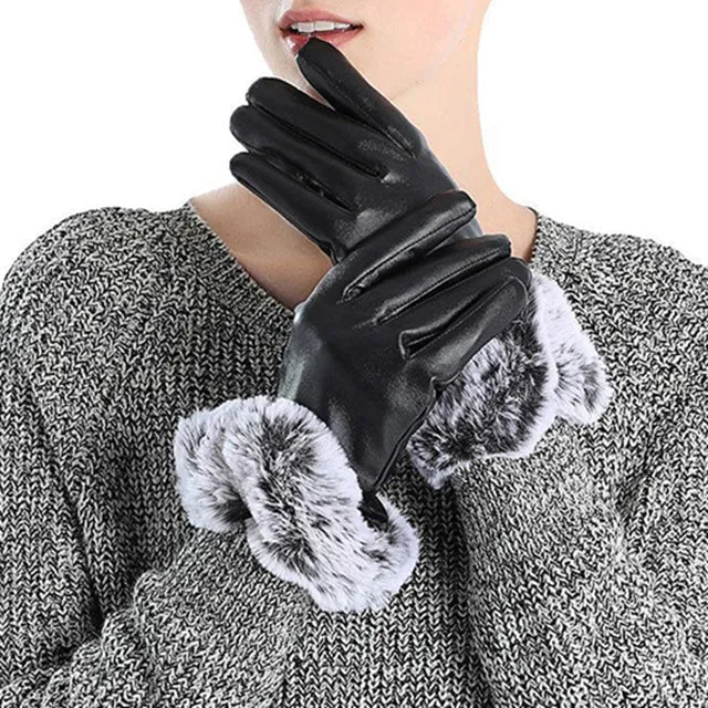 Touchscreen Warm Plush Gloves