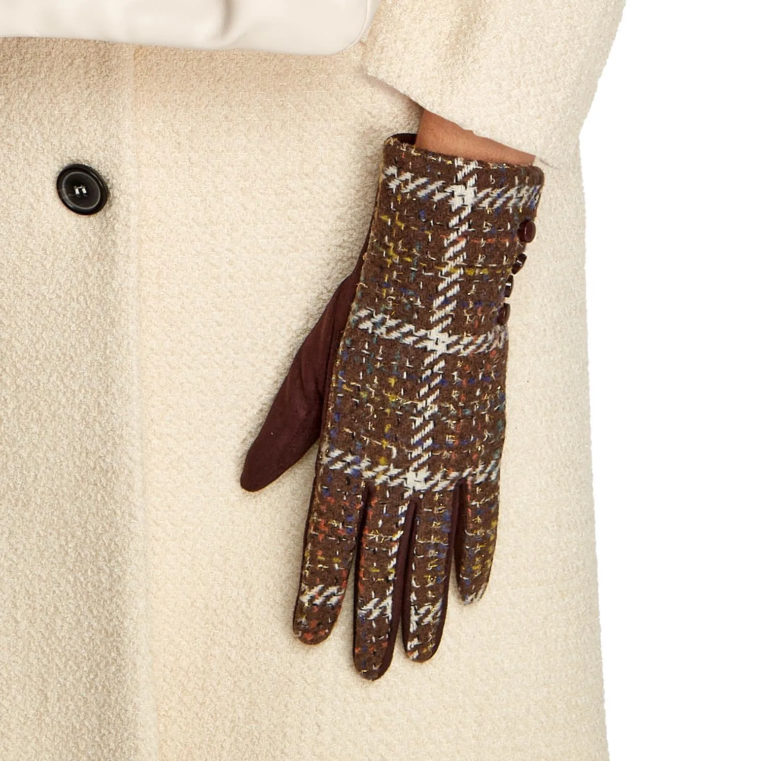 Tweed Gloves