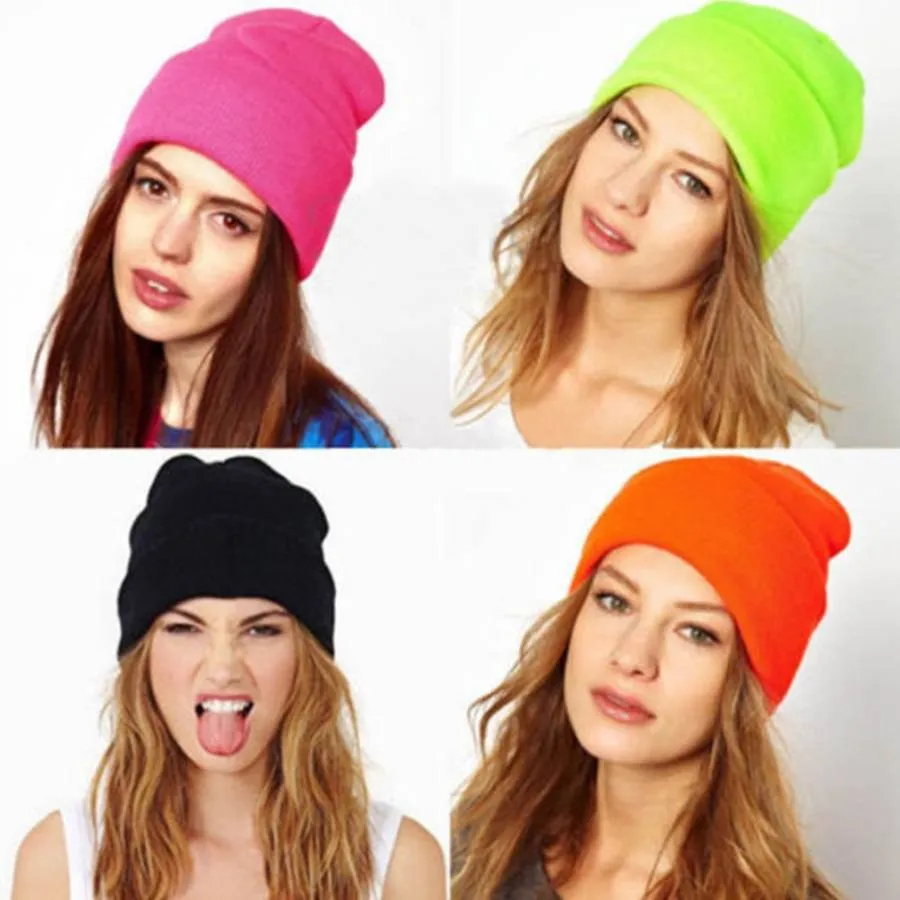 Vibrant Classic Style Winter Hat Beanies