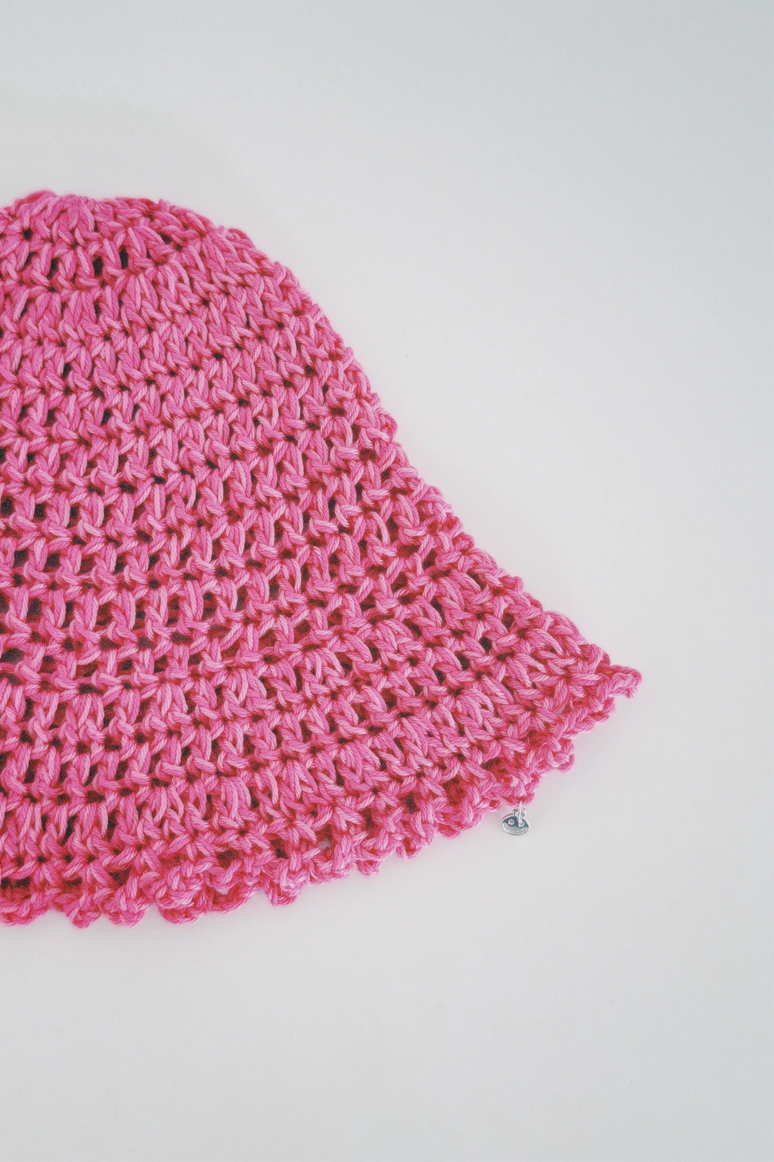 Vibrant Pink Crochet Hat