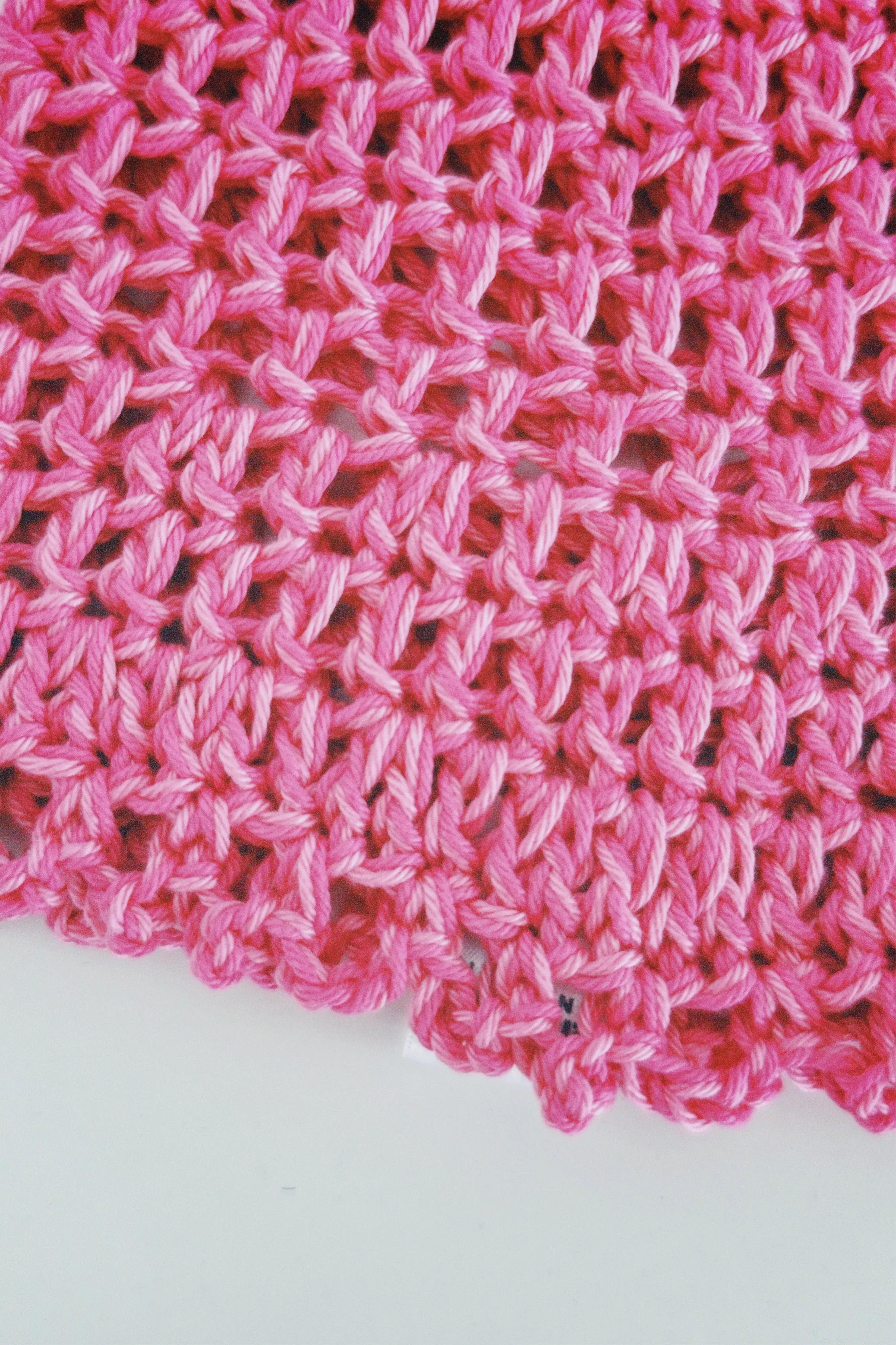 Vibrant Pink Crochet Hat