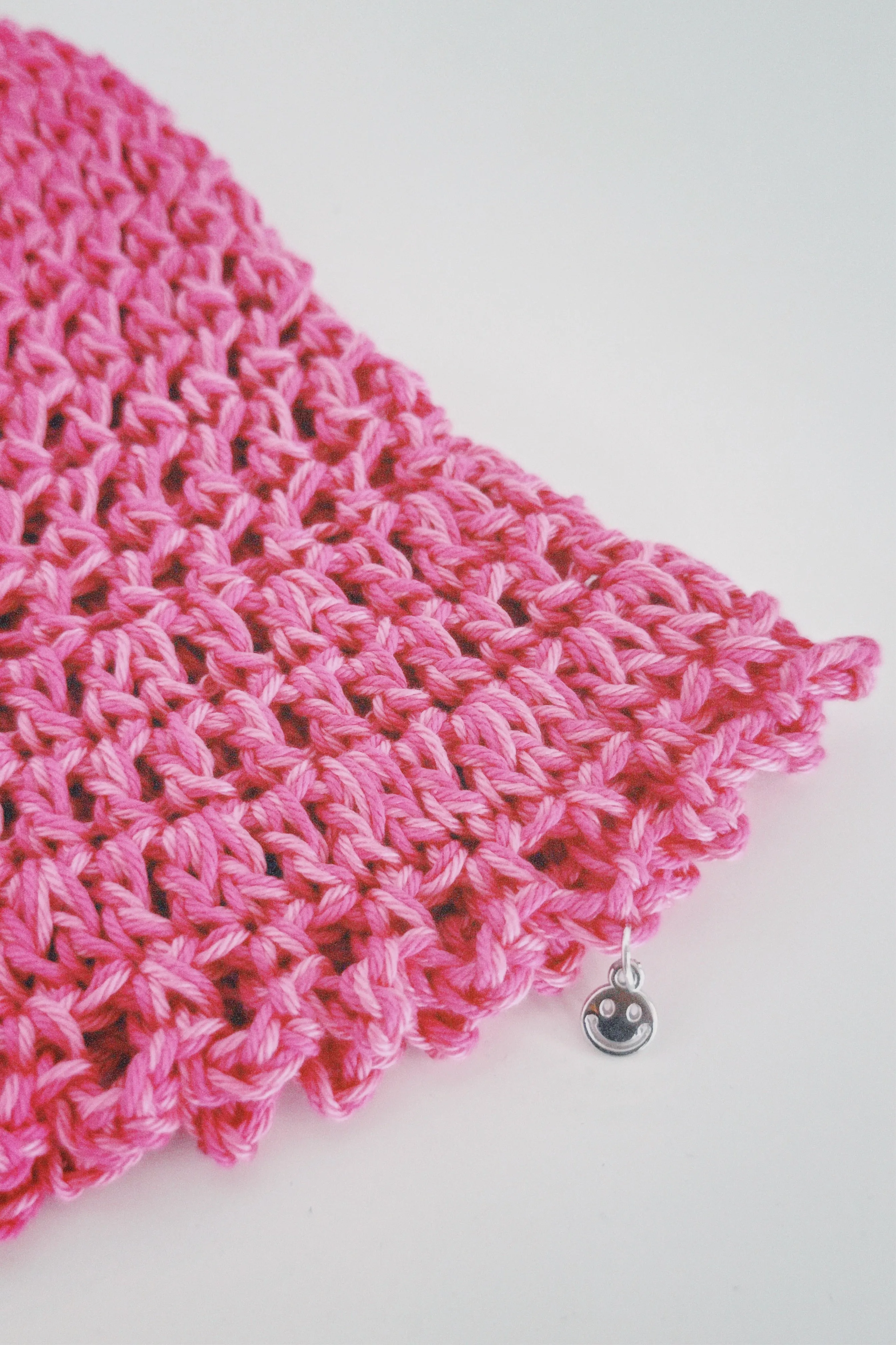 Vibrant Pink Crochet Hat