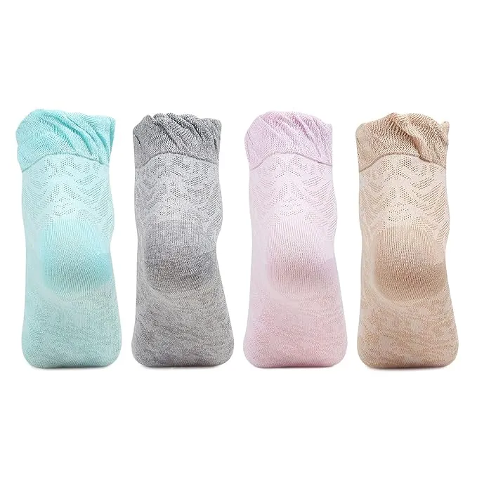 Women Ankle Length Fashion Socks-Pack Of 4