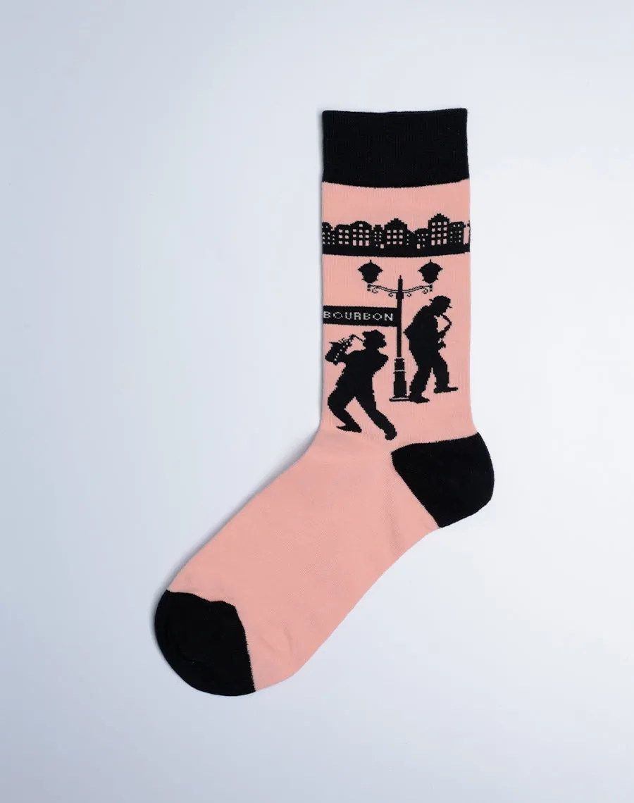 Women's Bourbon Street Jazz Crew Socks