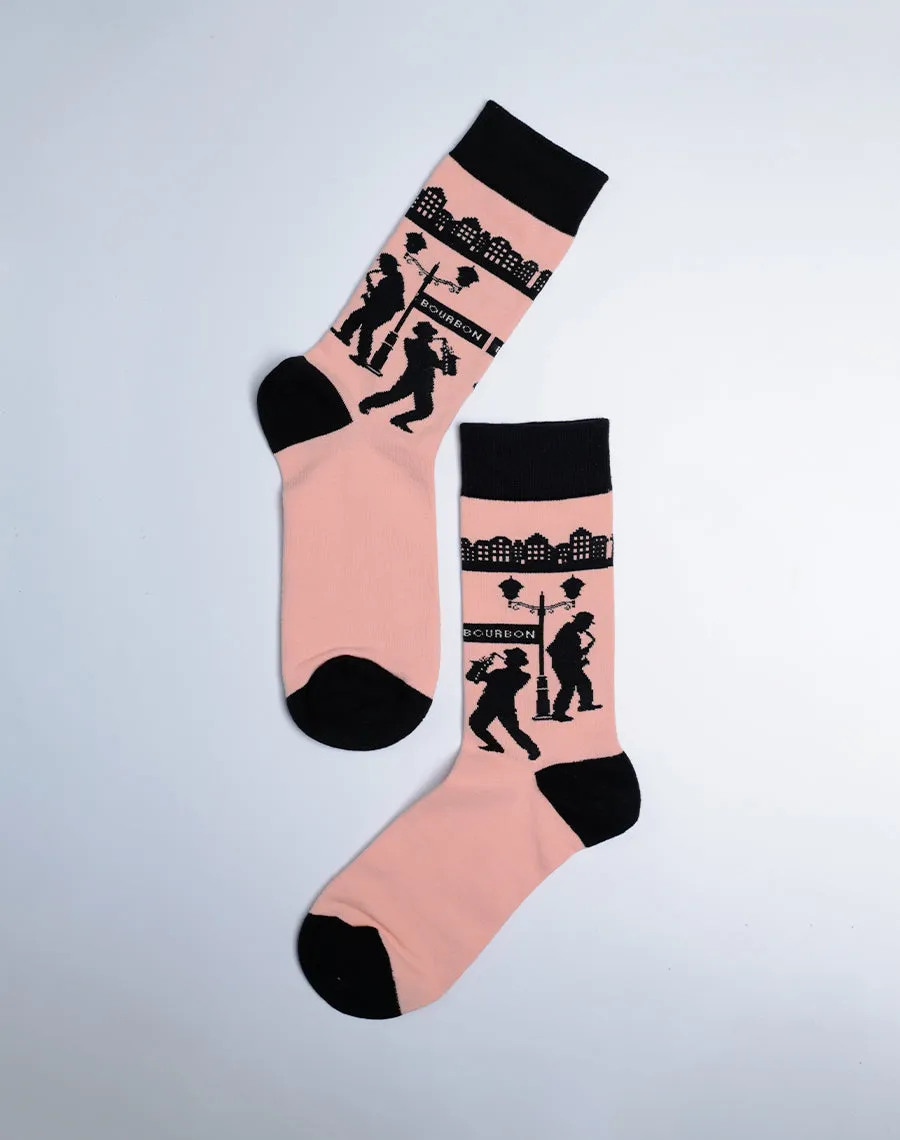 Women's Bourbon Street Jazz Crew Socks